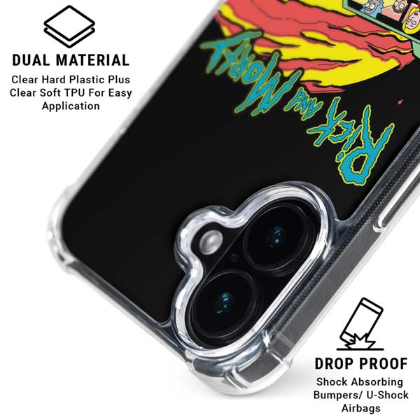 Adult Swim Rick and Morty Family Wagon iPhone 17 Clear Case