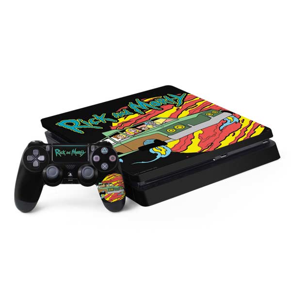 Adult Swim Rick and Morty Family Wagon PlayStation PS4 Skins
