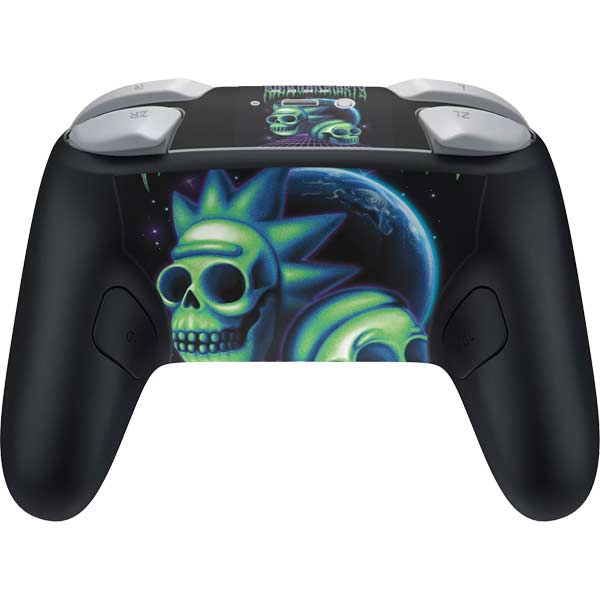 Adult Swim Rick and Morty Neon Skulls Nintendo Switch 2 (2025) Pro Controller Skin