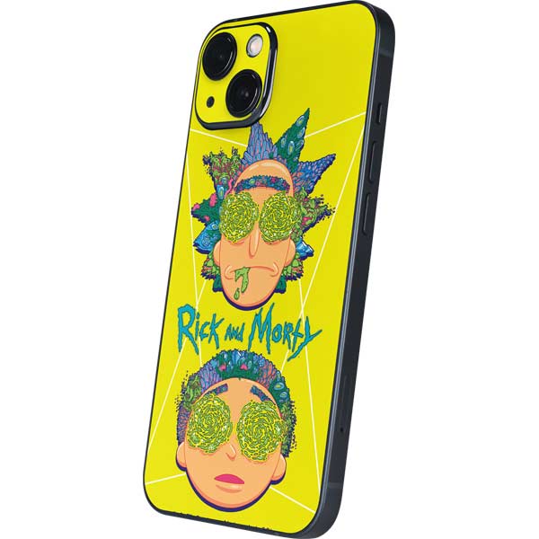 Adult Swim Rick and Morty Rick and Morty Portal Eyes iPhone 15 Skin