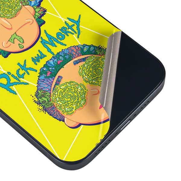 Adult Swim Rick and Morty Rick and Morty Portal Eyes iPhone 15 Skin