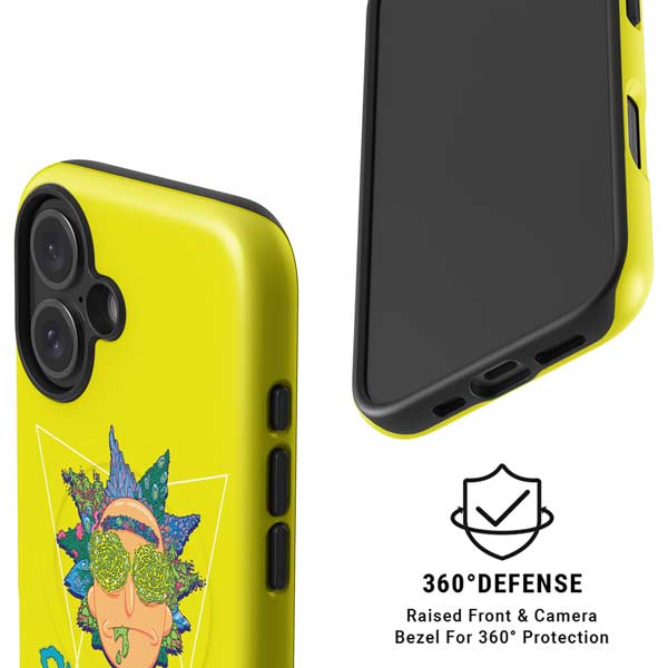 Adult Swim Rick and Morty Rick and Morty Portal Eyes iPhone 16 Magsafe Impact Case
