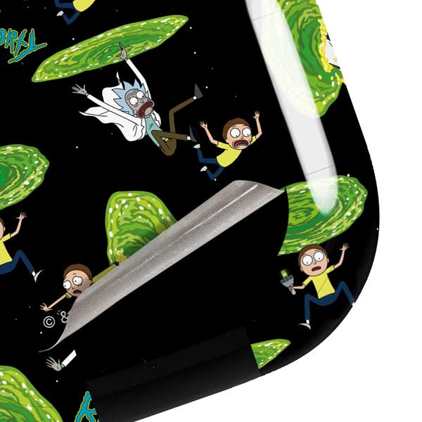 Adult Swim Rick and Morty Portal Pattern Galaxy Buds Live Skin