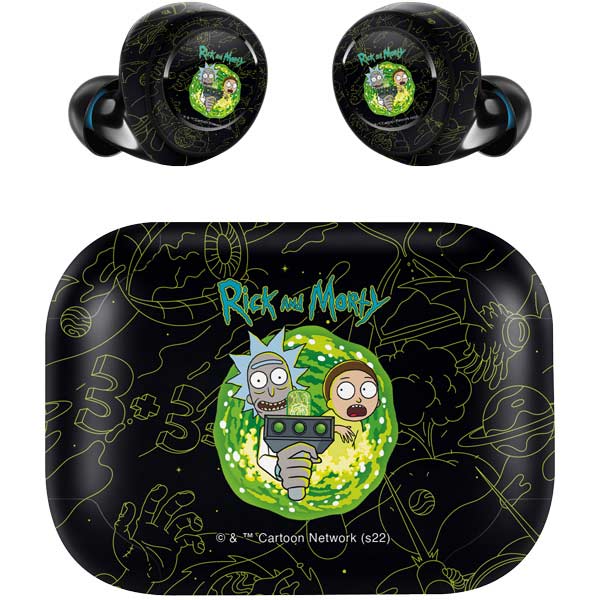 Adult Swim Rick and Morty Portal Travel Amazon Echo Buds Skin