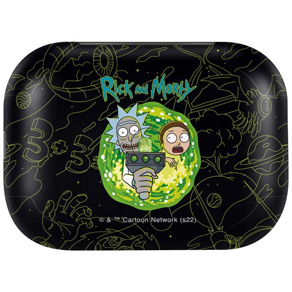 Adult Swim Rick and Morty Portal Travel Amazon Echo Buds Skin