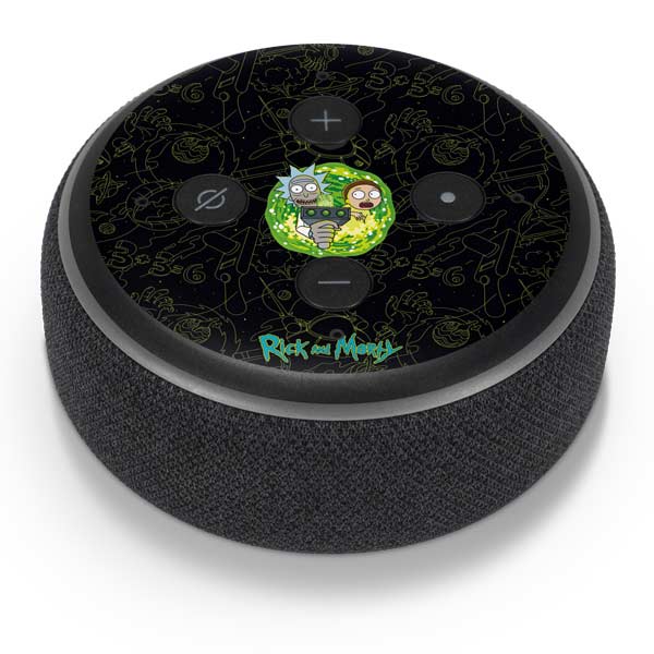Adult Swim Rick and Morty Portal Travel Amazon Echo Dot Skin