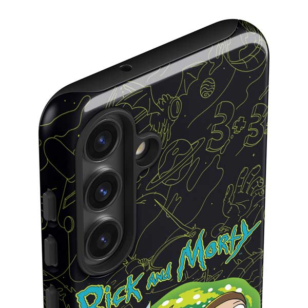 Adult Swim Rick and Morty Portal Travel Galaxy S25 Plus Impact Case