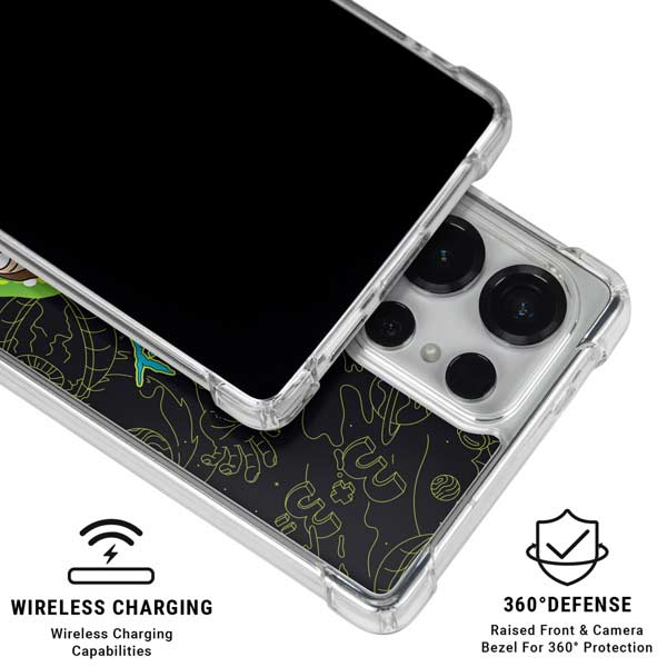 Adult Swim Rick and Morty Portal Travel Galaxy S25 Ultra Clear Case