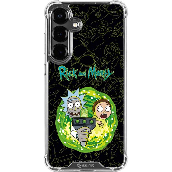 Adult Swim Rick and Morty Portal Travel Galaxy S26 Plus Clear Case