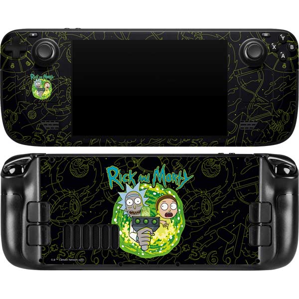Adult Swim Rick and Morty Portal Travel Steam Deck Handheld Gaming ...