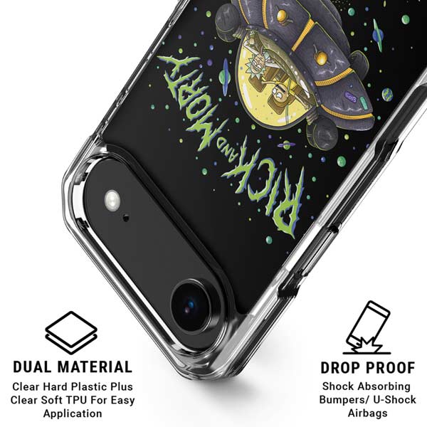 Adult Swim Rick and Morty Spaceship iPhone 17 Air MagSafe Case