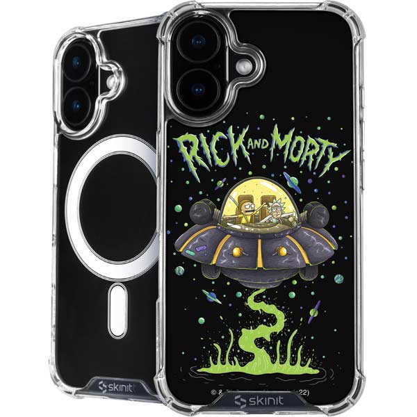 Adult Swim Rick and Morty Spaceship iPhone 17 MagSafe Case
