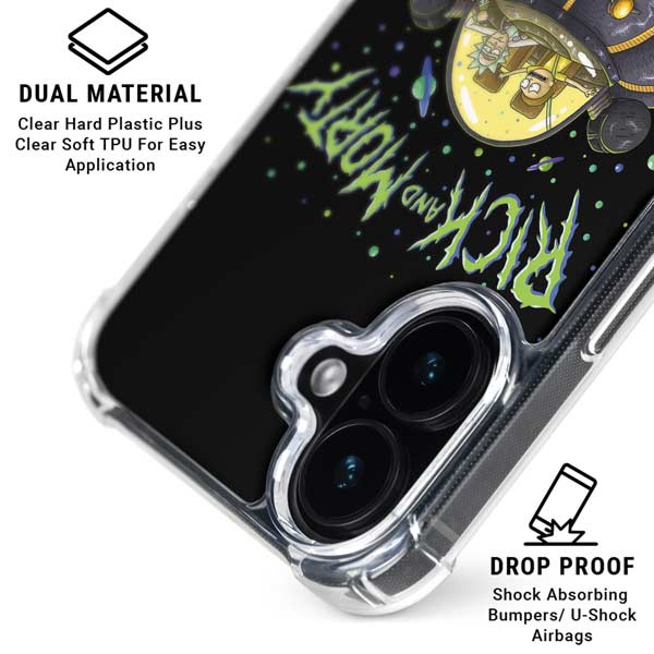 Adult Swim Rick and Morty Spaceship iPhone 17 MagSafe Case