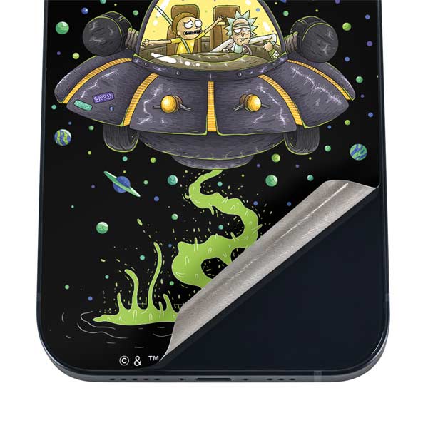 Adult Swim Rick and Morty Spaceship iPhone 17 Pro Max Skin
