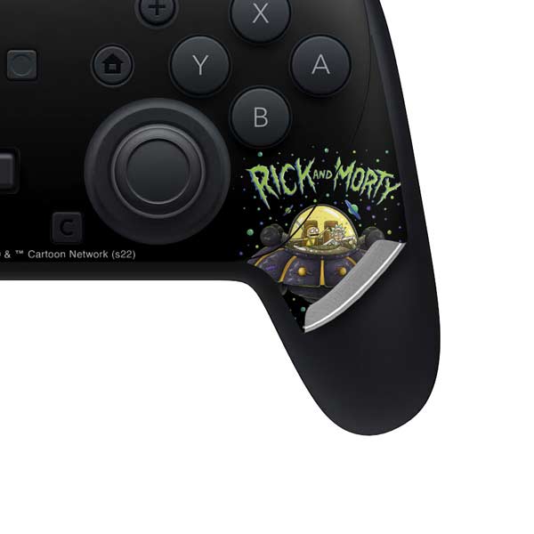 Adult Swim Rick and Morty Spaceship Nintendo Switch 2 (2025) Pro Controller Skin