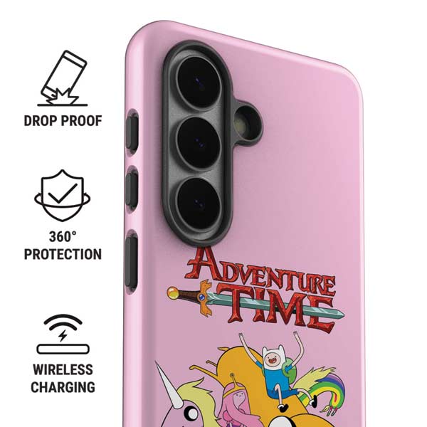 Adult Swim Adventure Time Riding in a Unicorn Galaxy S26 Impact Case