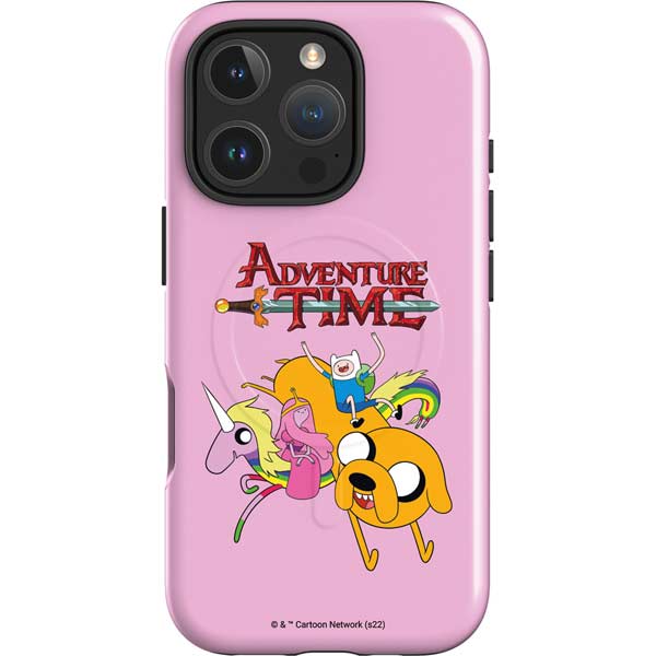 Adult Swim Adventure Time Riding in a Unicorn iPhone 16 Pro Max Magsafe Impact Case