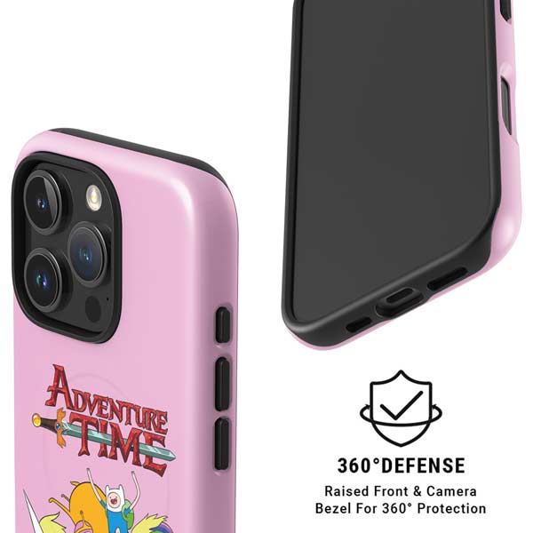 Adult Swim Adventure Time Riding in a Unicorn iPhone 16 Pro Max Magsafe Impact Case