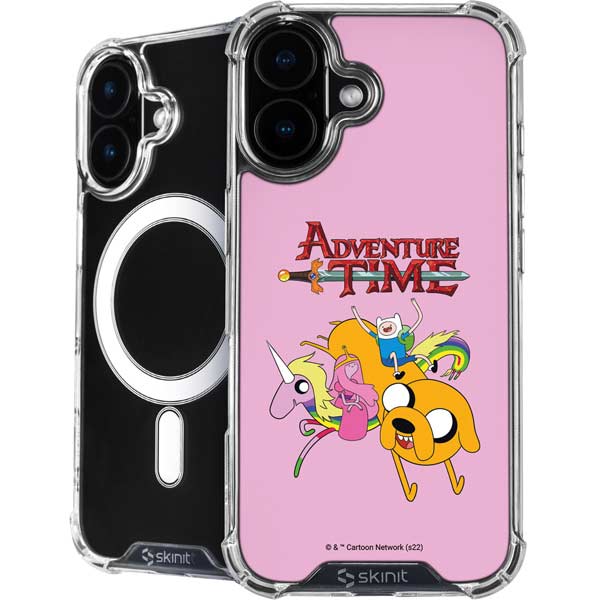 Adult Swim Adventure Time Riding in a Unicorn iPhone 17 MagSafe Case