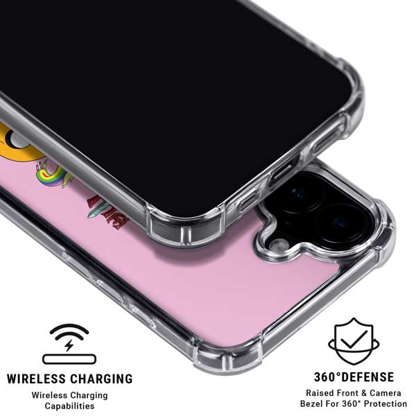 Adult Swim Adventure Time Riding in a Unicorn iPhone 17 MagSafe Case