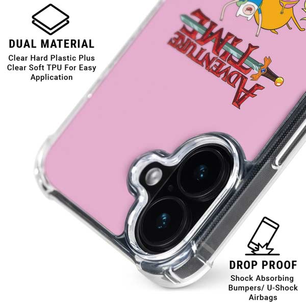 Adult Swim Adventure Time Riding in a Unicorn iPhone 17 MagSafe Case