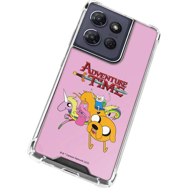 Adult Swim Adventure Time Riding in a Unicorn Moto G Power 5G (2025) Clear Case
