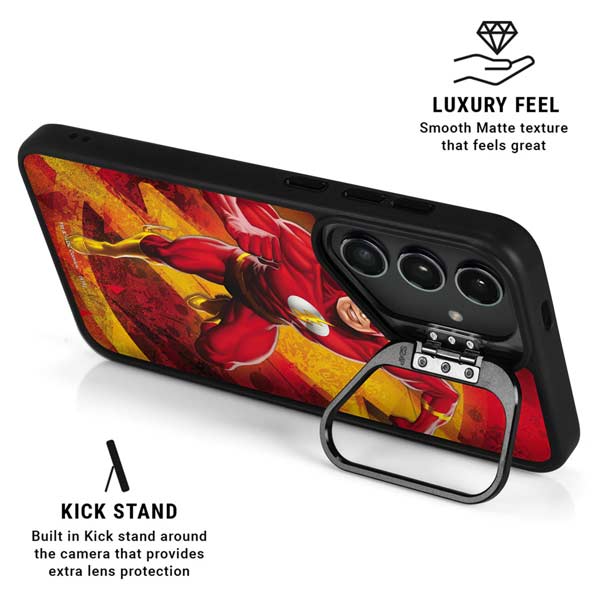 DC Comics The Flash Action Pose Galaxy S26 Ultra Kickstand Case