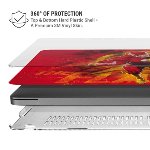 DC Comics The Flash Action Pose MacBook Cases