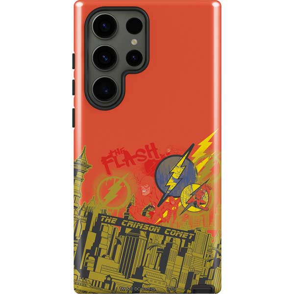 DC Comics The Flash City Collage Art Galaxy S23 Ultra Pro Case
