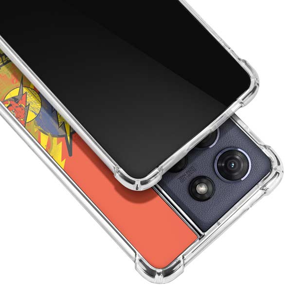 DC Comics The Flash City Collage Art Moto G Play 5G (2025) Clear Case