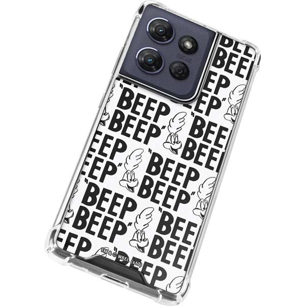 Looney Tunes Road Runner Beep Grid Moto G 5G (2025) Clear Case