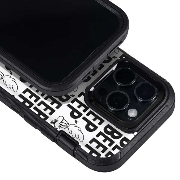 Looney Tunes Road Runner Beep Grid Otterbox Defender iPhone Skin