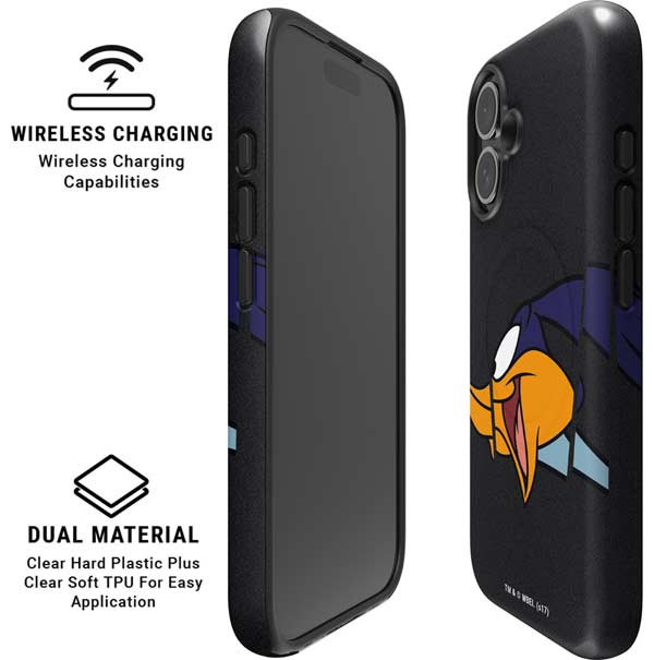 Looney Tunes Road Runner Sliced iPhone 16 Magsafe Impact Case