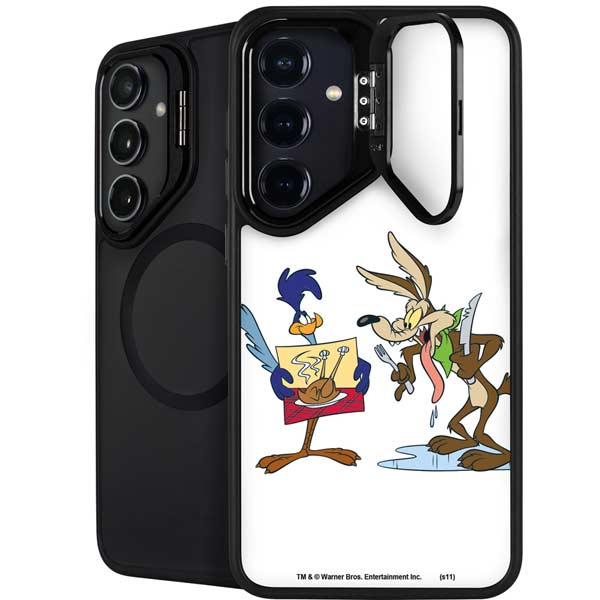 Looney Tunes Road Runner Wile E Coyote Food Galaxy S26 Plus Kickstand Case