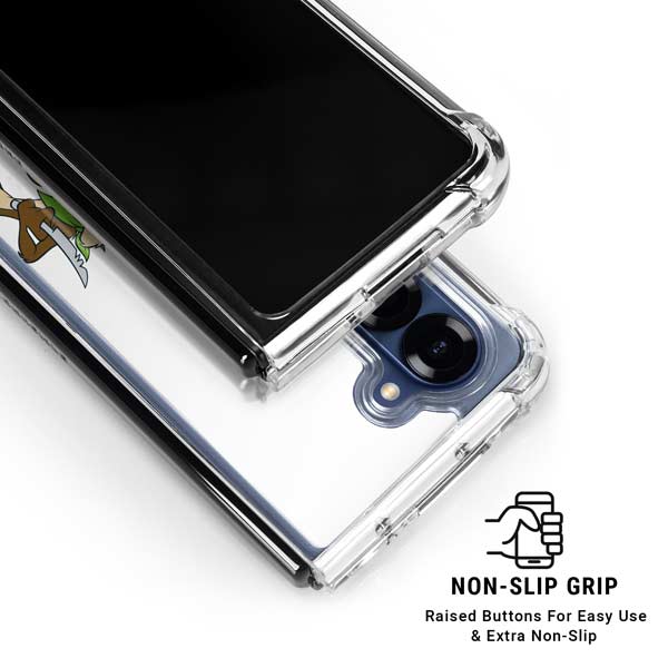 Looney Tunes Road Runner Wile E Coyote Food Galaxy Z Fold7 Clear Case