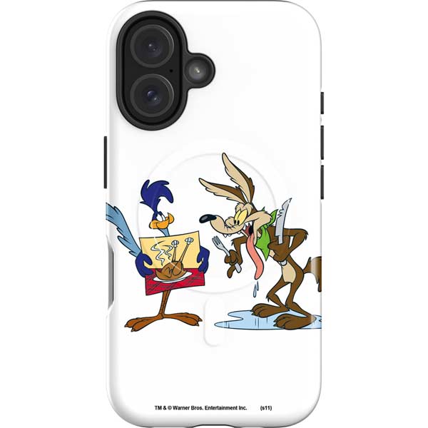 Looney Tunes Road Runner Wile E Coyote Food iPhone 16 Magsafe Impact Case