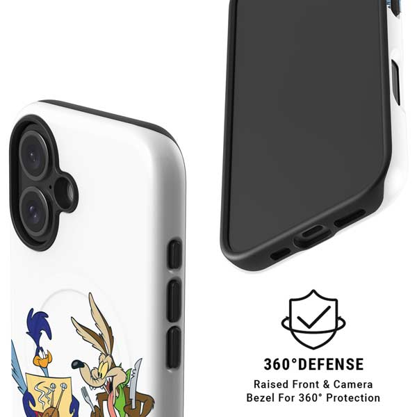 Looney Tunes Road Runner Wile E Coyote Food iPhone 16 Magsafe Impact Case