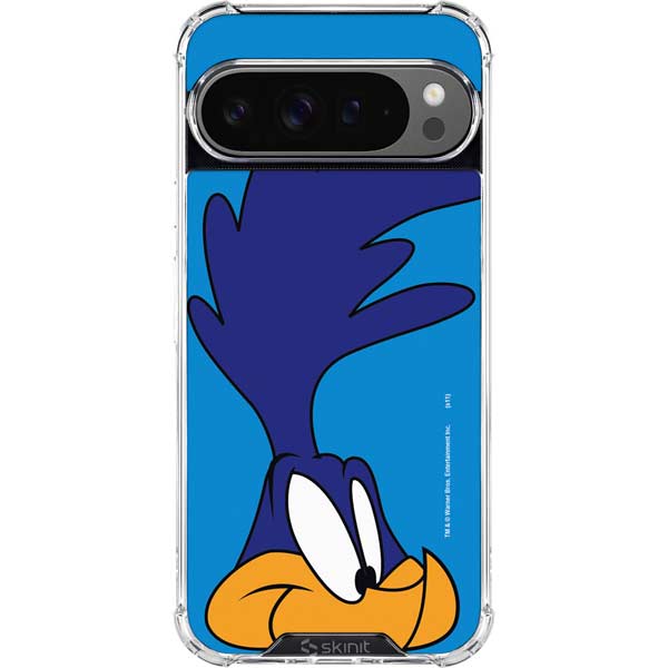 Looney Tunes Road Runner Zoomed In Google Pixel 10 Pro Clear Case