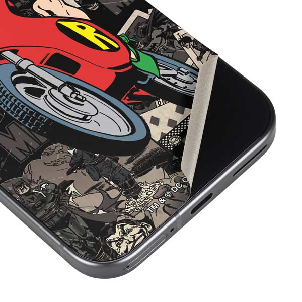 DC Comics Robin Vintage Action pose pattern Google Pixel 10 Pro XL Skin