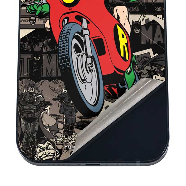 DC Comics Robin Vintage Action pose pattern iPhone 17 Pro Skin