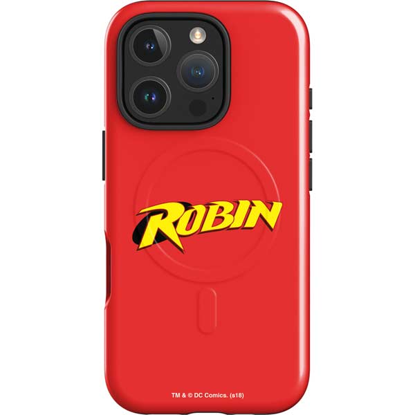 DC Comics Robin Official Logo iPhone 16 Pro Max Magsafe Impact Case