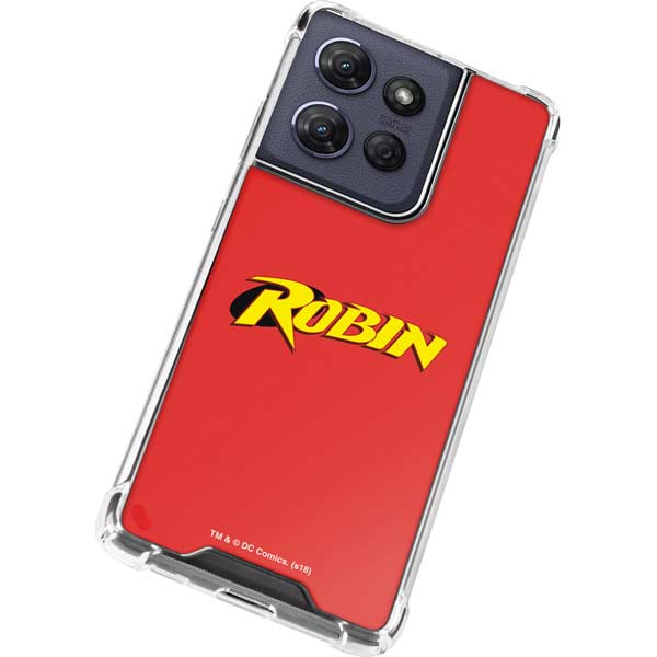 DC Comics Robin Official Logo Moto G 5G (2025) Clear Case