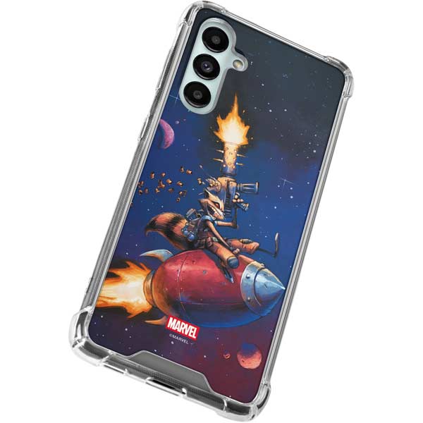 Marvel Rocket Raccoon Rocket Ride Galaxy A16 5G Clear Case