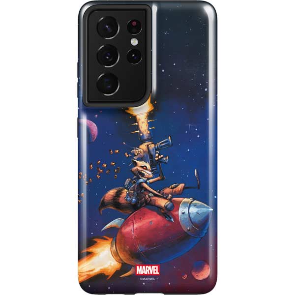 Marvel Rocket Raccoon Rocket Ride Galaxy S21 Ultra 5G Pro Case