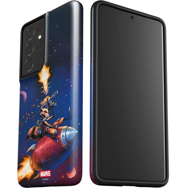 Marvel Rocket Raccoon Rocket Ride Galaxy S21 Ultra 5G Pro Case