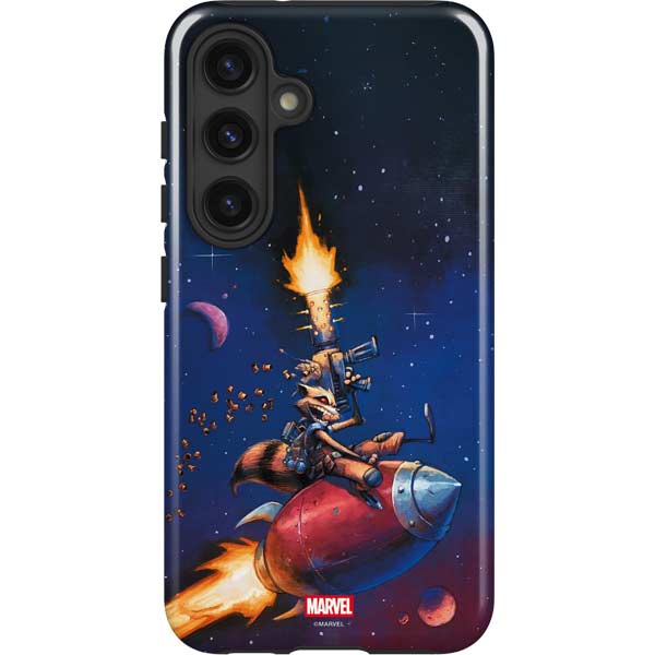 Marvel Rocket Raccoon Rocket Ride Galaxy S25 Impact Case
