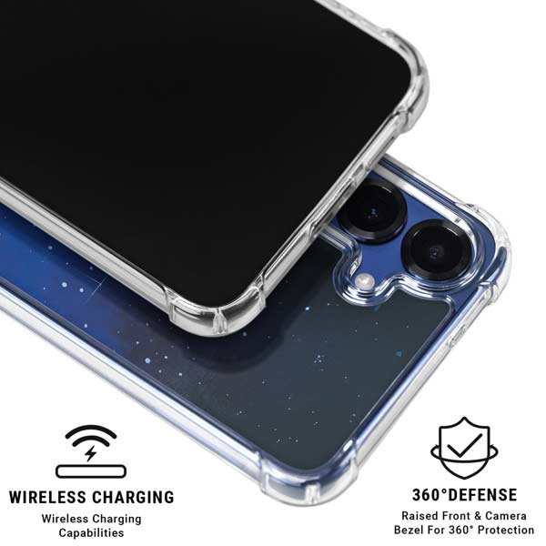 Marvel Rocket Raccoon Rocket Ride Galaxy S25 Plus Clear Case