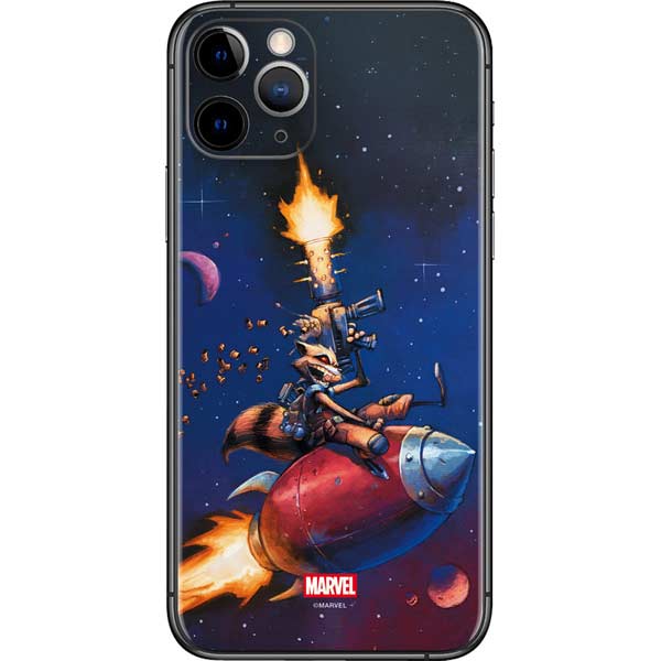 Marvel Rocket Raccoon Rocket Ride iPhone 11 Pro Skin