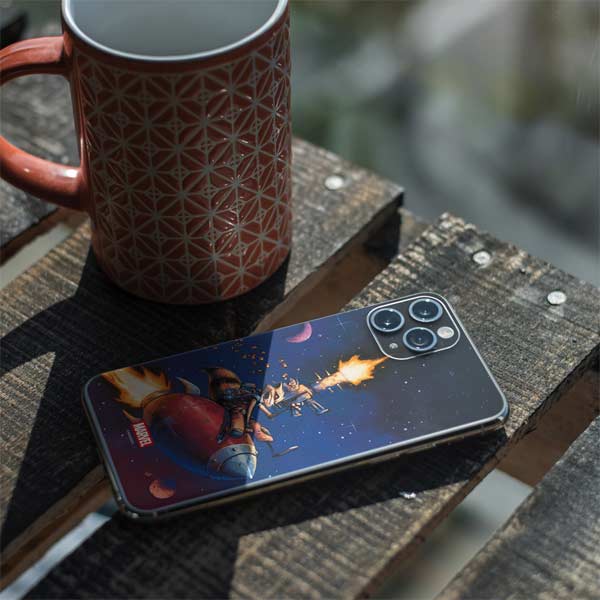 Marvel Rocket Raccoon Rocket Ride iPhone 11 Pro Skin