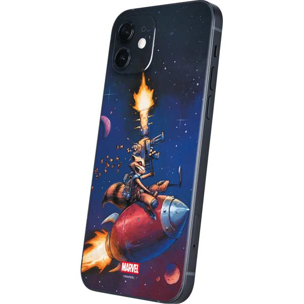 Marvel Rocket Raccoon Rocket Ride iPhone 12 Skin